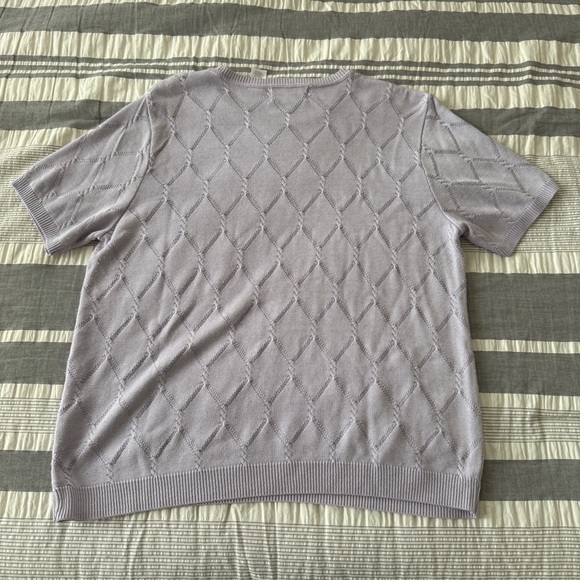 VTG 90s Alfred Dunner Lilac Crewneck short-sleeve shirt Women’s Sz XL - Picture 4 of 6